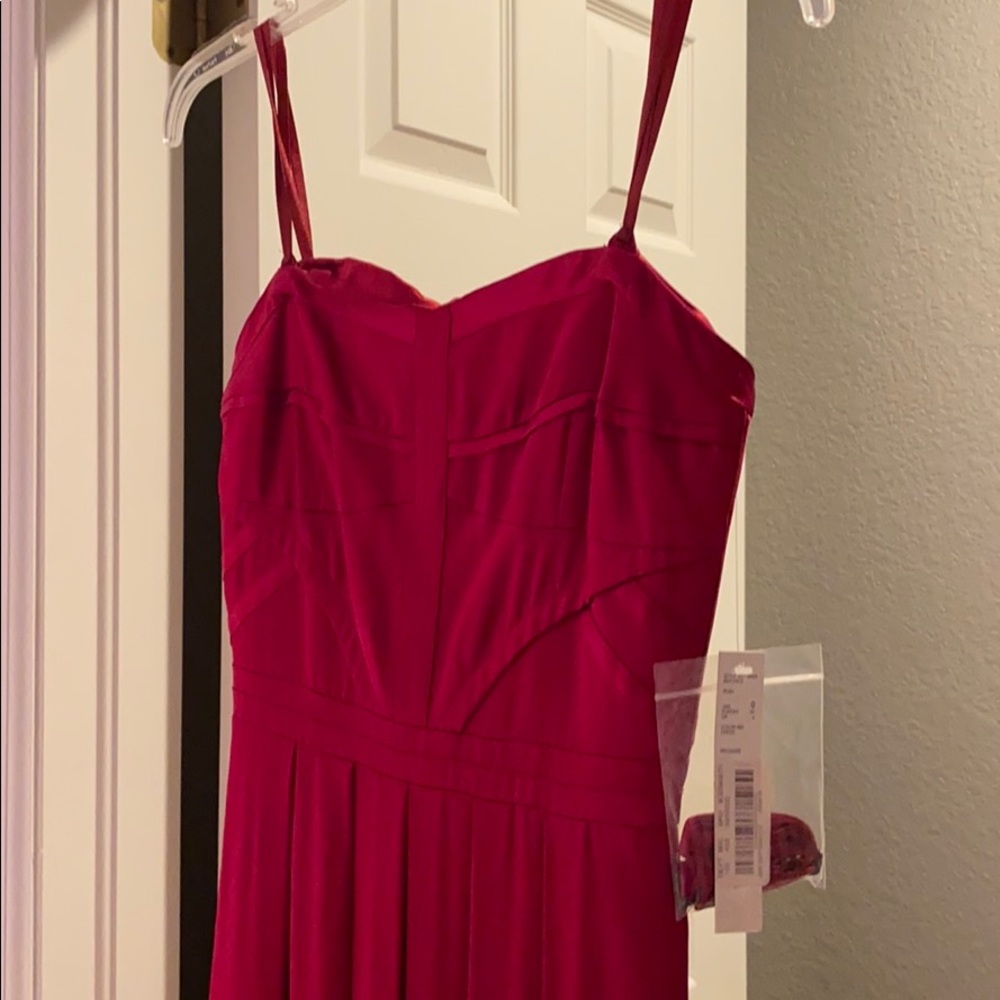 Red formal dress